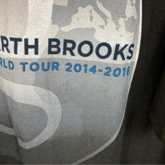 Tultex Garth Brooks 2014-2016 World Tour Concert T-Shirt XXL Black - Picture 8 of 13